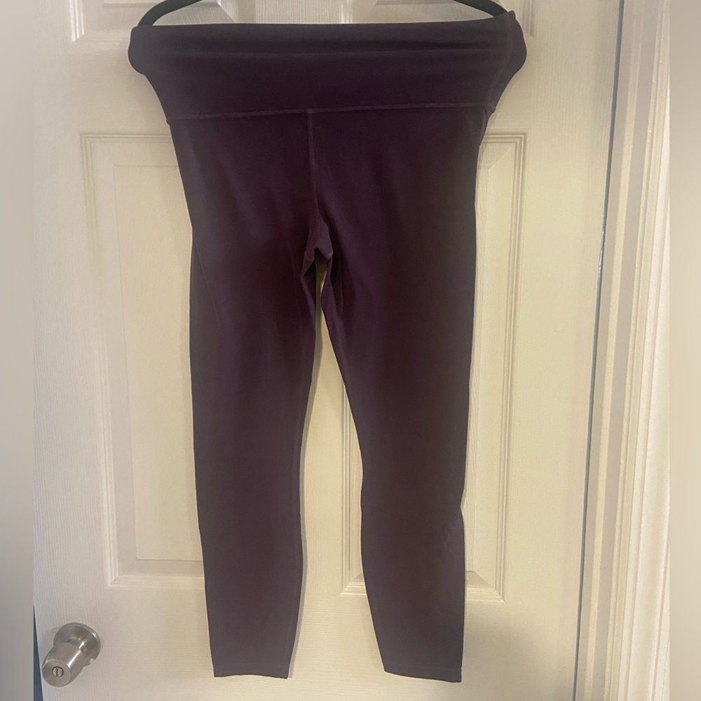 Athleta Elation 7/8 tights- purple